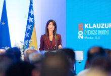 Darijana Filipović i dužnosnici HDZ-a BiH na Klauzuri u Mostaru uoči Općih izbora 2026. godine