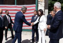 Marija Buhač i Andrej Plenković na uručenju ugovora za projekte u HNŽ-u i BiH