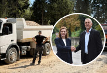 „Uređenje parkirališta i nogostupa ispred Mogorjela u Čapljini”