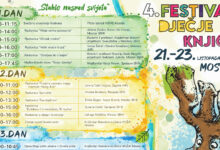 Dječji festival „Stablo nasred svijeta“ od 21. do 23. listopada 2026. donosi više od 25 besplatnih aktivnosti u Mostaru i školama diljem HNŽ-a.