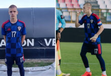 Mate Anđelić u dresu Hrvatske reprezentacije