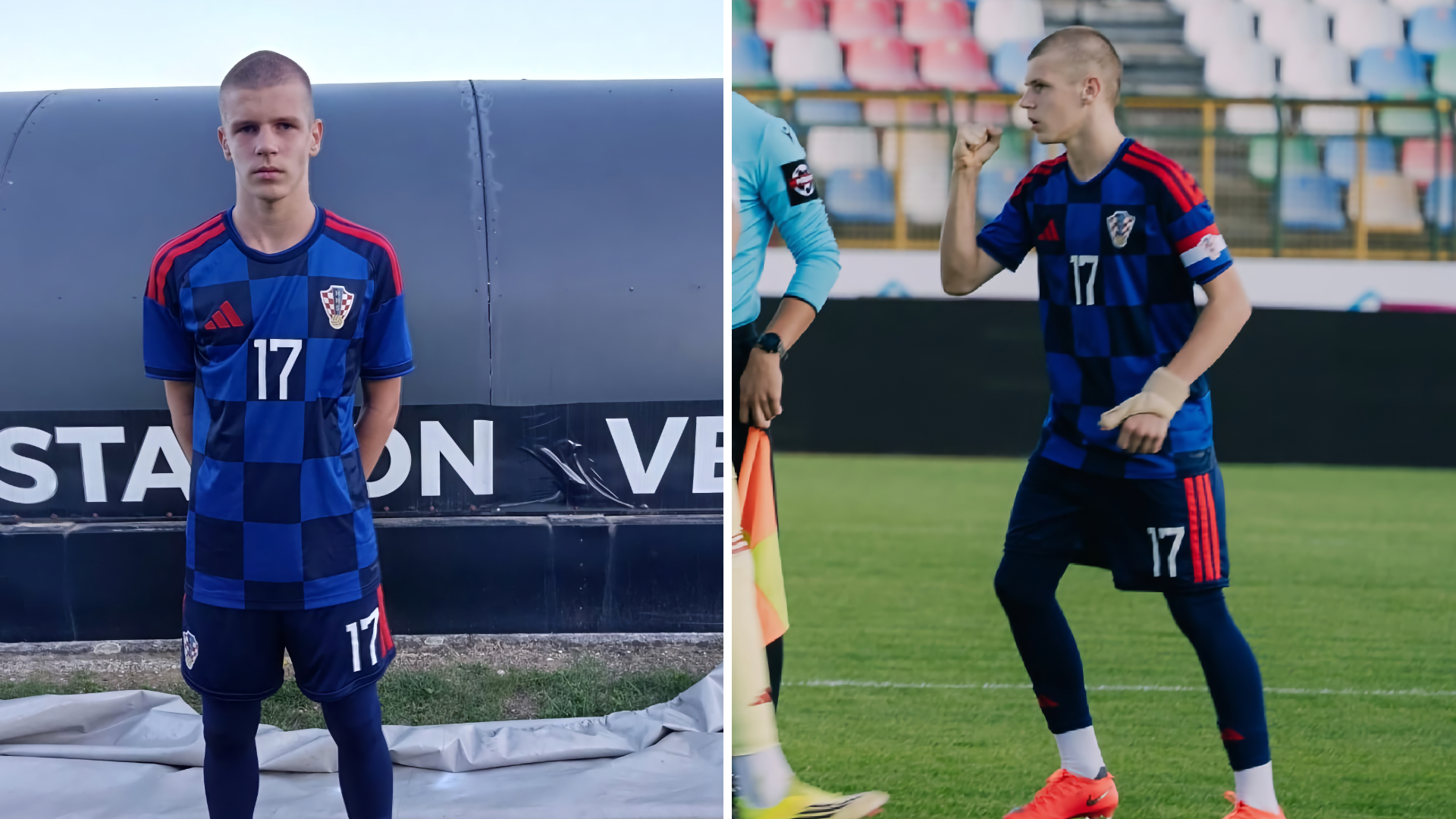 Mate Anđelić u dresu Hrvatske reprezentacije